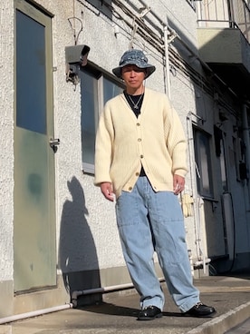 クロ🐑さん（メンズ・168cm）の冬コーディネート