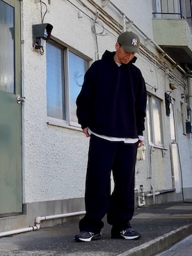 「アイテム（帽子）」を使った、クロ🐑さん（メンズ・168cm・40代）の冬コーディネート