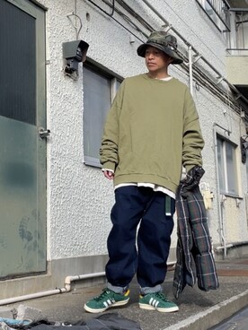 クロ🐑さん(メンズ・168cm)の冬コーディネート