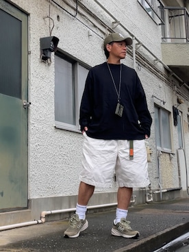 「アイテム（帽子）」を使った、クロ🐑さん（メンズ・168cm・40代）の秋コーディネート