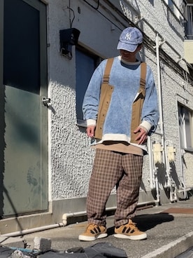 クロ🐑さん（メンズ・168cm）の秋コーディネート