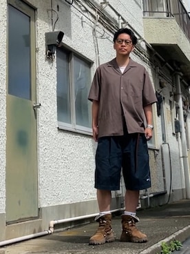 クロ🐑さん（メンズ・168cm）の夏コーディネート