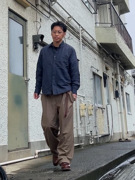 クロ🐑さん（メンズ・168cm・50代）の秋コーディネート