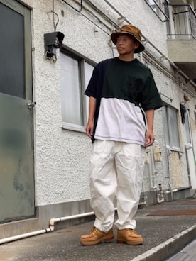 クロ🐑さん（メンズ・168cm）の夏コーディネート