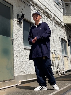 クロ🐑さん（メンズ・168cm）の春コーディネート