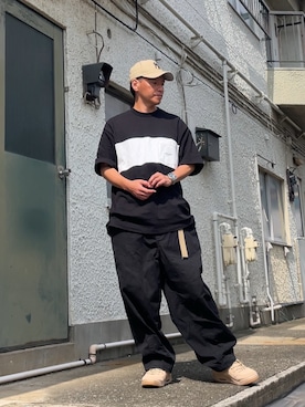「アイテム（帽子）」を使った、クロ🐑さん（メンズ・168cm・40代）の秋コーディネート