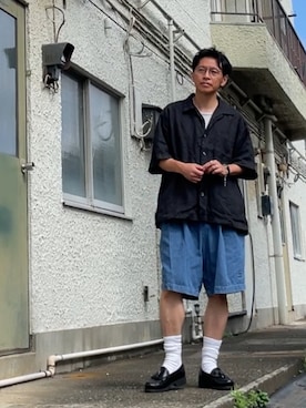 「CITEN（シテン）のアイテム」を使った、クロ🐑さん（メンズ・168cm）の夏コーディネート