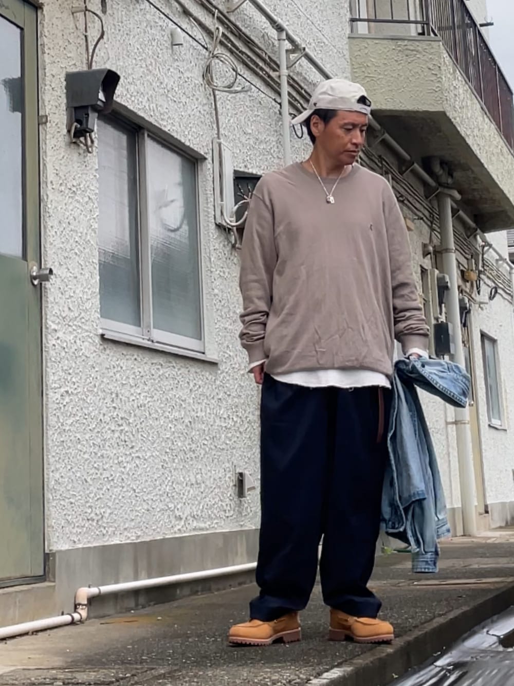 CAHLUMN/カウラム Polyester 1 Tuck Slacks Pant/ポリエステル 1タック