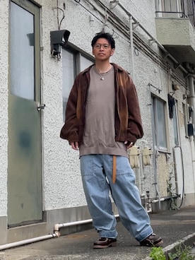 「NAUTICA（ノーティカ）のアイテム」を使った、クロ🐑さん（メンズ・168cm）の春コーディネート