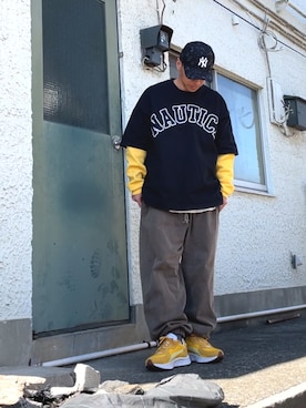 クロ🐑さん（メンズ・168cm）の春コーディネート