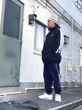 クロ🐑さん（メンズ・168cm）の冬コーディネート