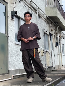 「アイテム（シューズ）」を使った、クロ🐑さん（メンズ・168cm・40代）の夏コーディネート