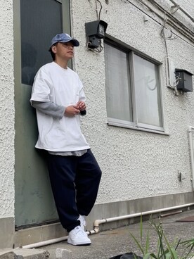 クロ🐑さん（メンズ・168cm）の春コーディネート