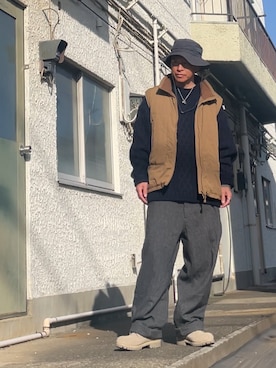 クロ🐑さん(メンズ・168cm)の冬コーディネート