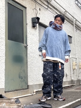 クロ🐑さん（メンズ・168cm）の冬コーディネート