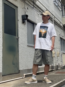 「ABU GARCIA（アブ・ガルシア）のアイテム」を使った、クロ🐑さん（メンズ・168cm）の夏コーディネート