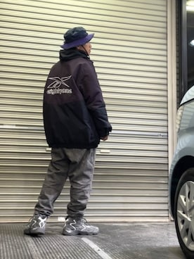 クロ🐑さん（メンズ・168cm）の冬コーディネート