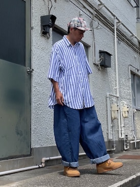 クロ🐑さん（メンズ・168cm）の夏コーディネート