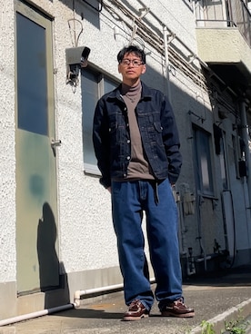 「GAP（ギャップ）のアイテム（ジャケット/アウター）」を使った、クロ🐑さん（メンズ・168cm）の春コーディネート