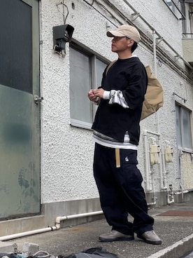 クロ🐑さん（メンズ・168cm）の秋コーディネート