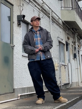 クロ🐑さん（メンズ・168cm）の春コーディネート