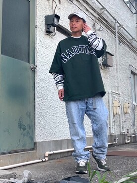 クロ🐑さん（メンズ・168cm）の春コーディネート