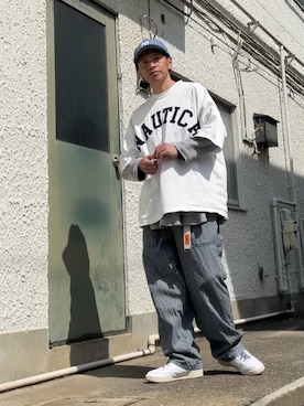 クロ🐑さん（メンズ・168cm）の春コーディネート