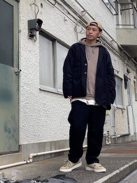 クロ🐑さん（メンズ・168cm）の秋コーディネート