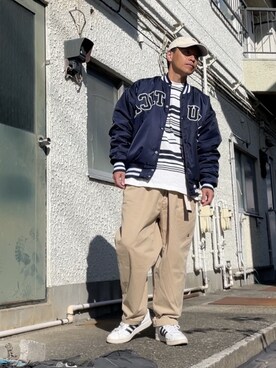 クロ🐑さん（メンズ・168cm）の秋コーディネート