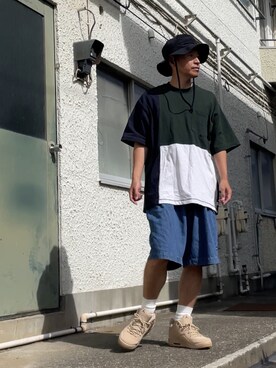 クロ🐑さん（メンズ・168cm）の夏コーディネート