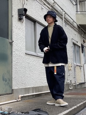 クロ🐑さん（メンズ・168cm）の秋コーディネート