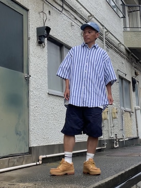 クロ🐑さん（メンズ・168cm）の夏コーディネート