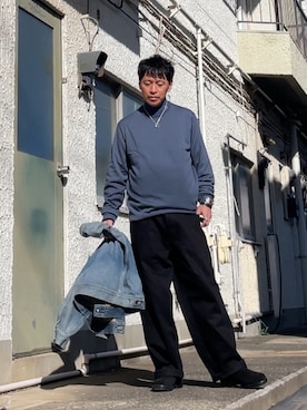 クロ🐑さん(メンズ・168cm)の春コーディネート