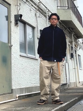 クロ🐑さん（メンズ・168cm）の春コーディネート