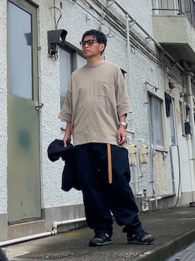 「Reebok（リーボック）のアイテム」を使った、クロ🐑さん（メンズ・168cm）の秋コーディネート
