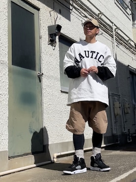 クロ🐑さん（メンズ・168cm）の春コーディネート