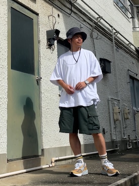 クロ🐑さん（メンズ・168cm）の夏コーディネート