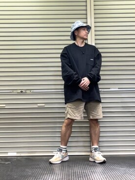 クロ🐑さん（メンズ・168cm）の春コーディネート