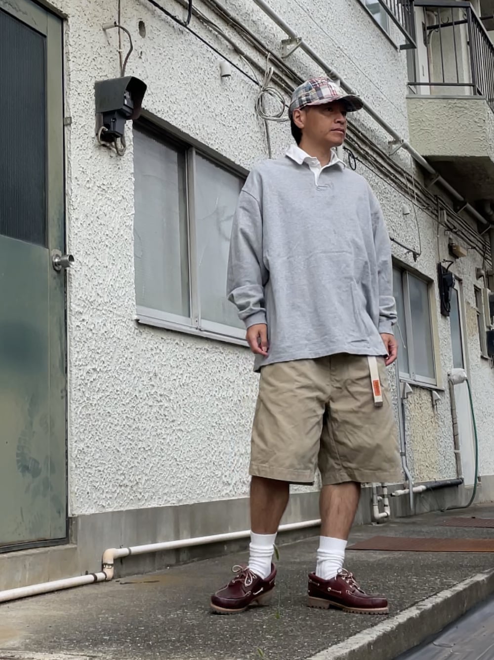 クロ🐑｜Timberlandのモカシン/デッキシューズを使った