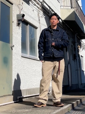 クロ🐑さん（メンズ・168cm）の春コーディネート