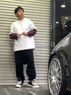 クロ🐑さん(メンズ・168cm)の春コーディネート