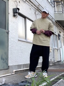 クロ🐑さん（メンズ・168cm）の春コーディネート