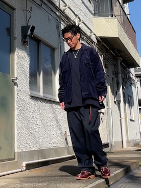 クロ🐑さん（メンズ・168cm）の秋コーディネート