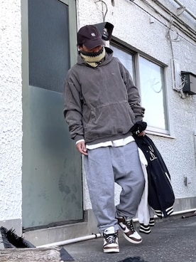 クロ🐑さん(メンズ・168cm)の冬コーディネート