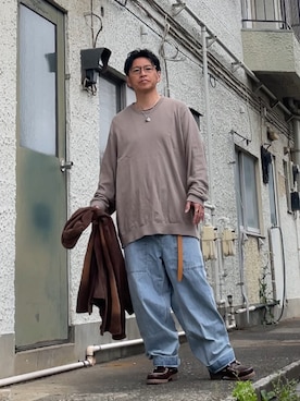 クロ🐑さん(メンズ・168cm)の春コーディネート
