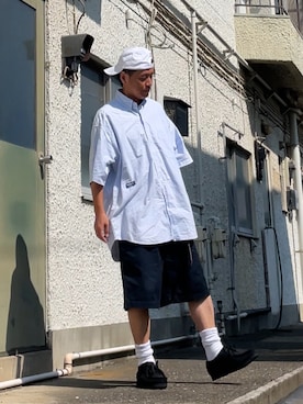 「アイテム（ブーツ）」を使った、クロ🐑さん（メンズ・168cm・40代）の夏コーディネート