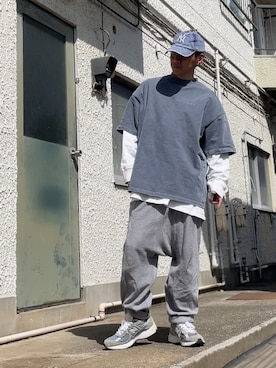 クロ🐑さん（メンズ・168cm）の春コーディネート