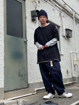 クロ🐑さん（メンズ・168cm）の秋コーディネート