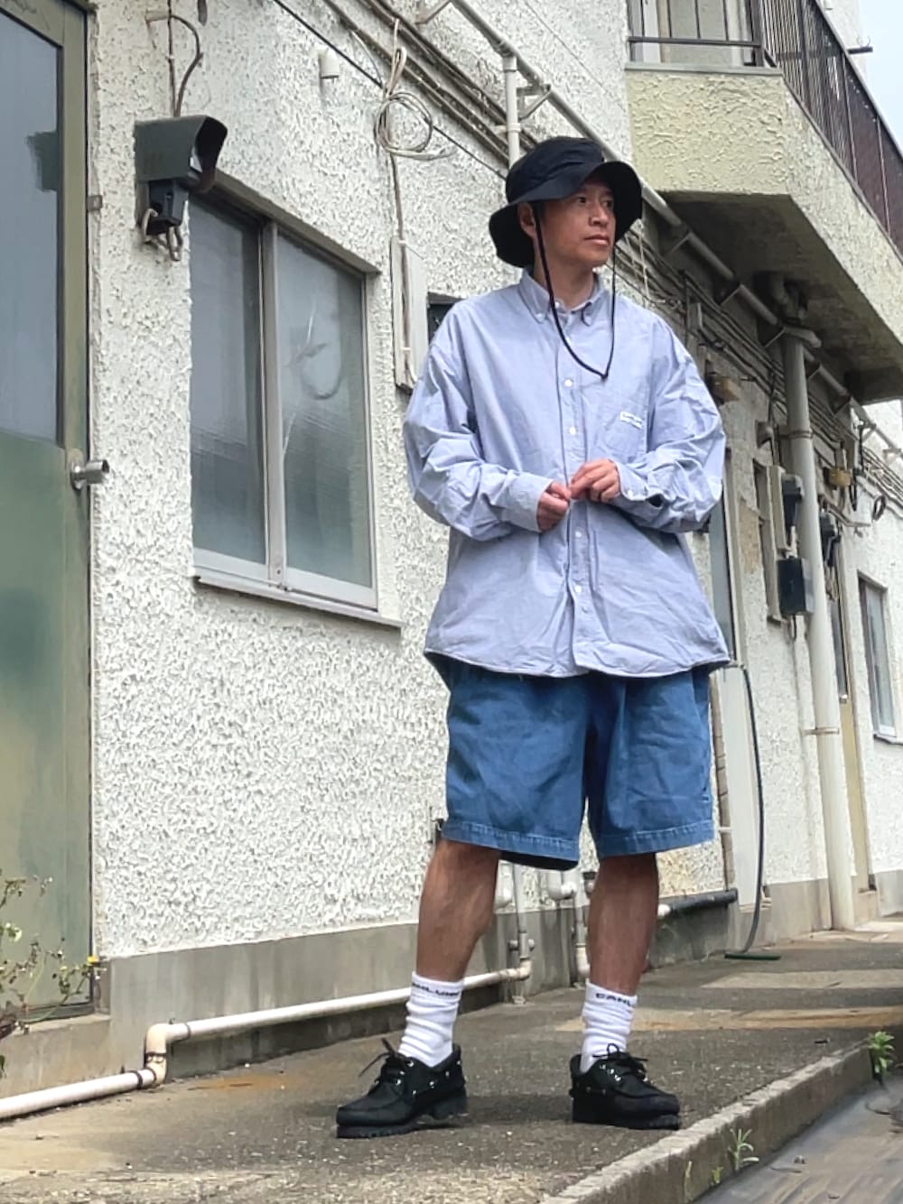 CAHLUMN/カウラム Magazine Pocket Oxford B.D Shirt/マガジン