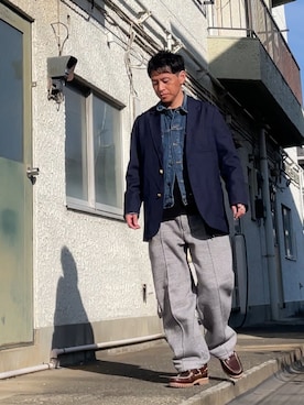 クロ🐑さん(メンズ・168cm)の冬コーディネート